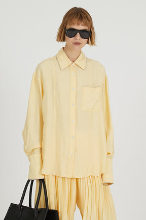 Ball Chain Trim Shirt - 2025 AUTUMN