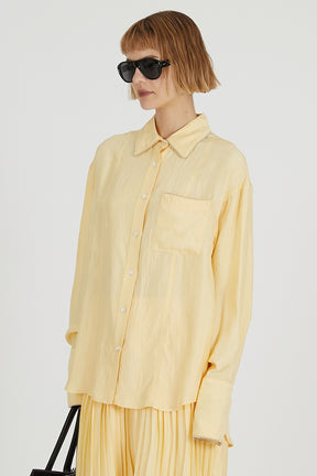 Ball Chain Trim Shirt - 2025 AUTUMN