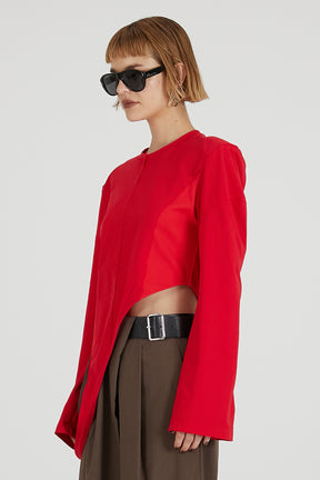 Irregular Hem Top - 2025 AUTUMN