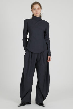Suiting Back Tie Tops