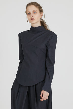 Suiting Back Tie Tops