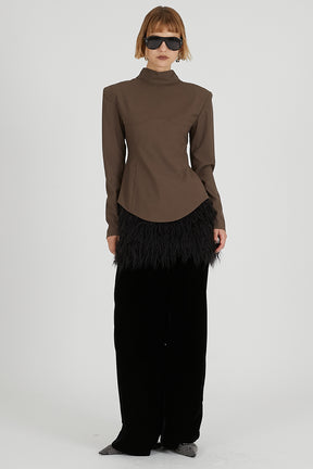 Suiting Back Tie Tops