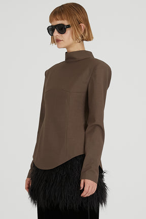 Suiting Back Tie Tops