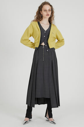 Irregular Pleated Skirt - 2025 AUTUMN