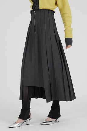 Irregular Pleated Skirt - 2025 AUTUMN