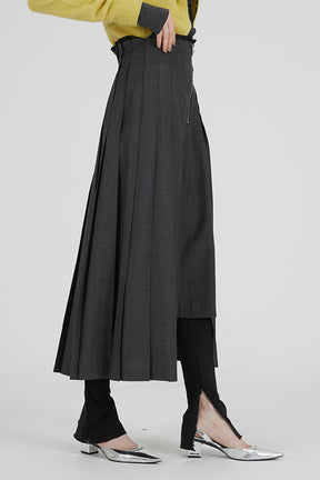 Irregular Pleated Skirt - 2025 AUTUMN