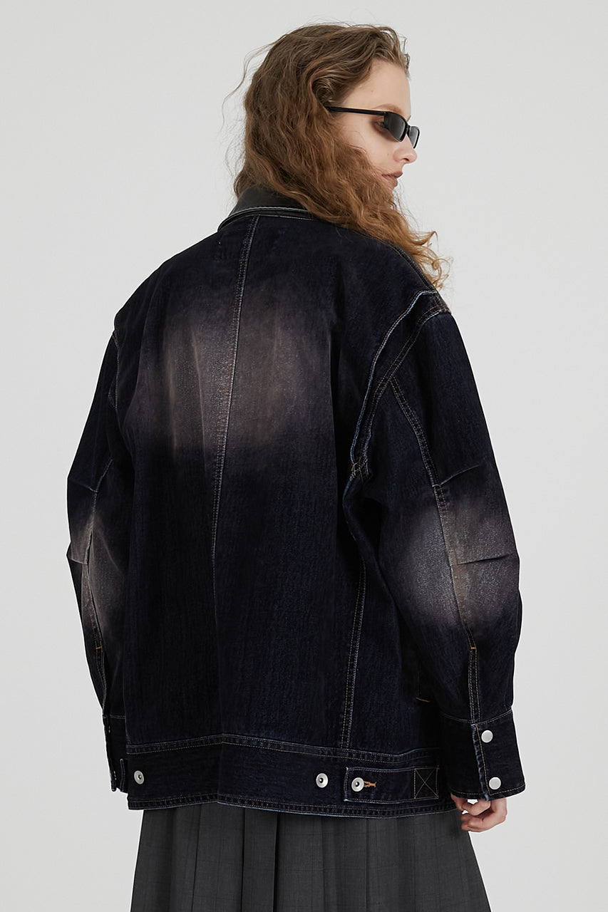 Flocky Denim Jacket - 2025 AUTUMN