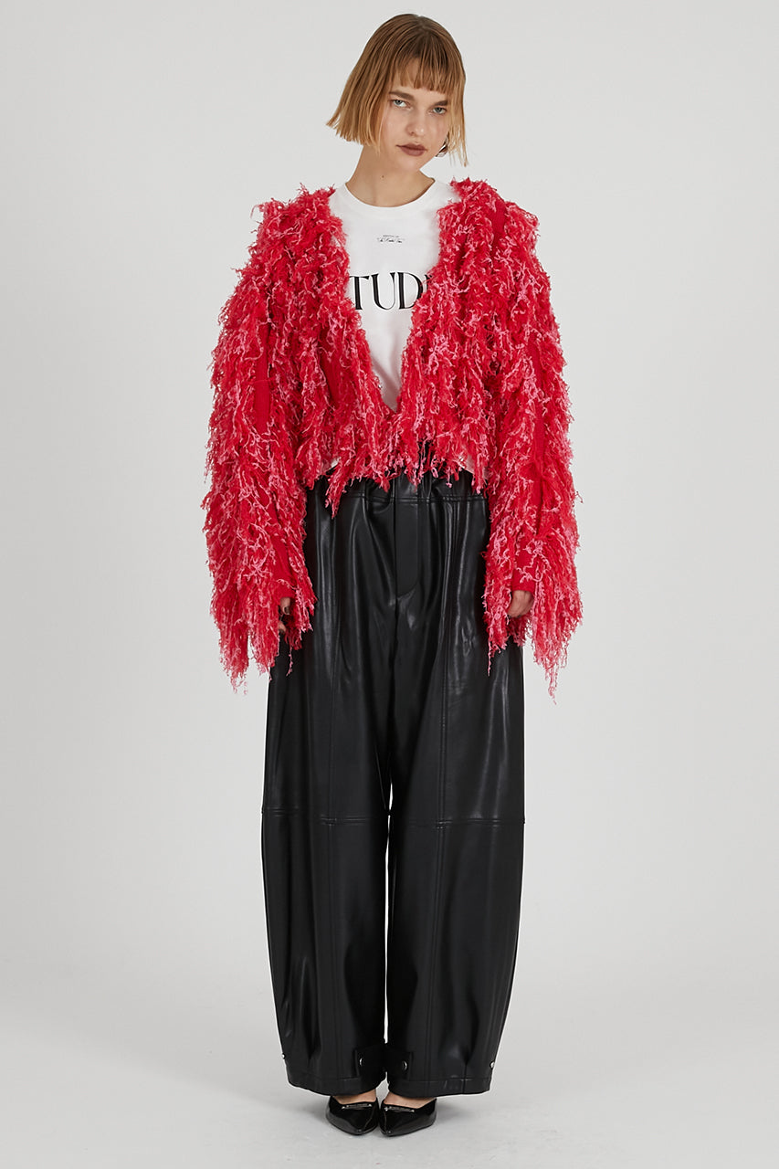 Fluffy Knit Cardigan - 2025 WINTER