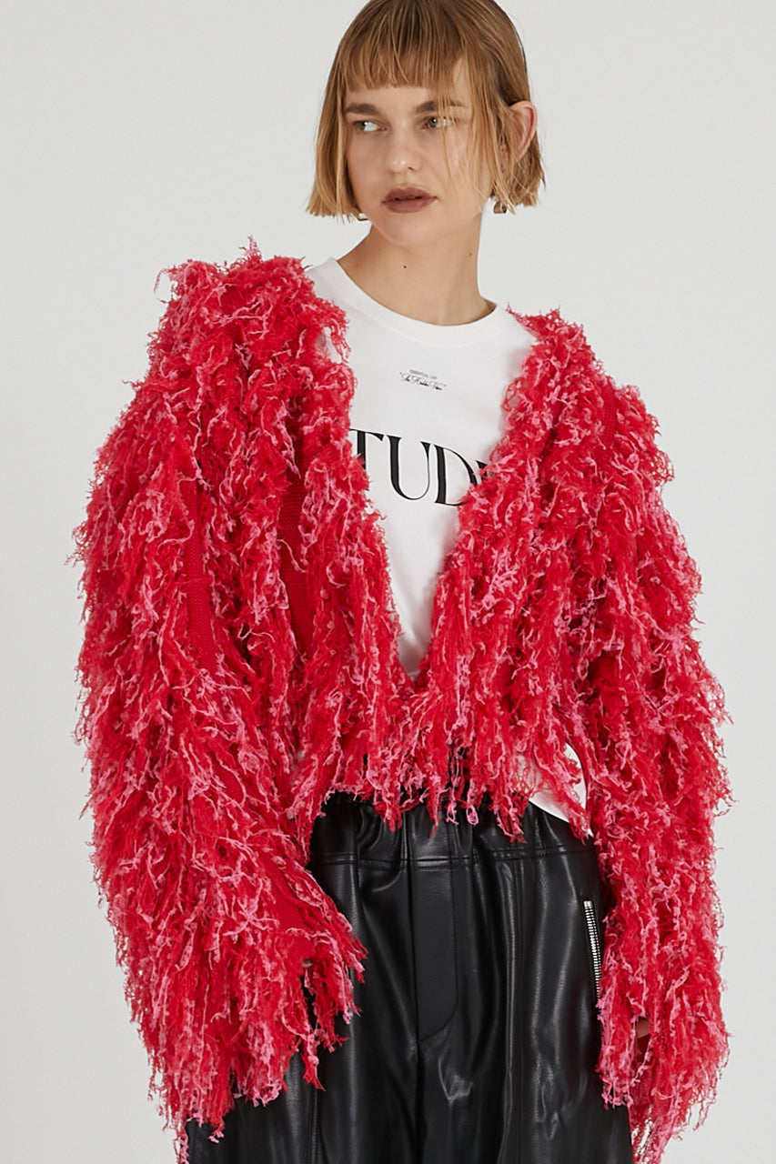 Fluffy Knit Cardigan - 2025 WINTER