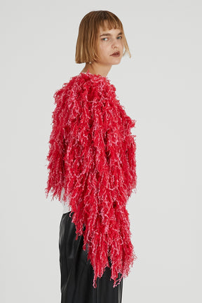 Fluffy Knit Cardigan - 2025 WINTER