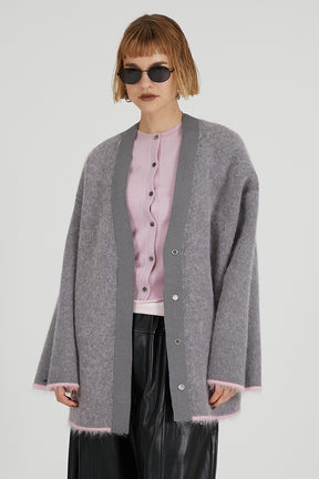 Double-faced Alpaca Knit Cardigan - 2025 AUTUMN