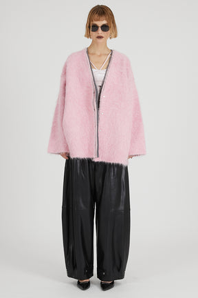 Double-faced Alpaca Knit Cardigan - 2025 AUTUMN