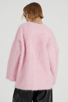 Double-faced Alpaca Knit Cardigan - 2025 AUTUMN