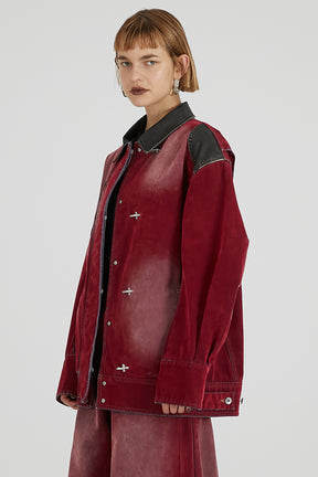 Flocky Denim Jacket - 2025 AUTUMN