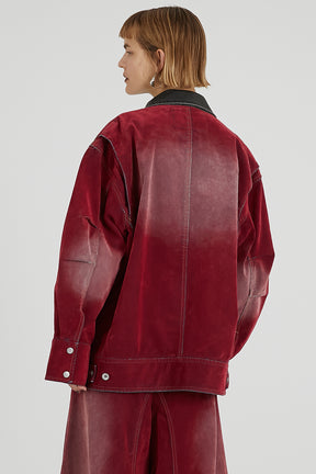 Flocky Denim Jacket - 2025 AUTUMN