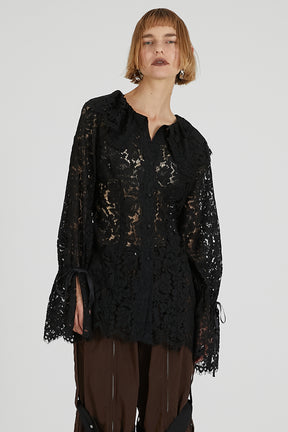 Scallop Lace Blouse