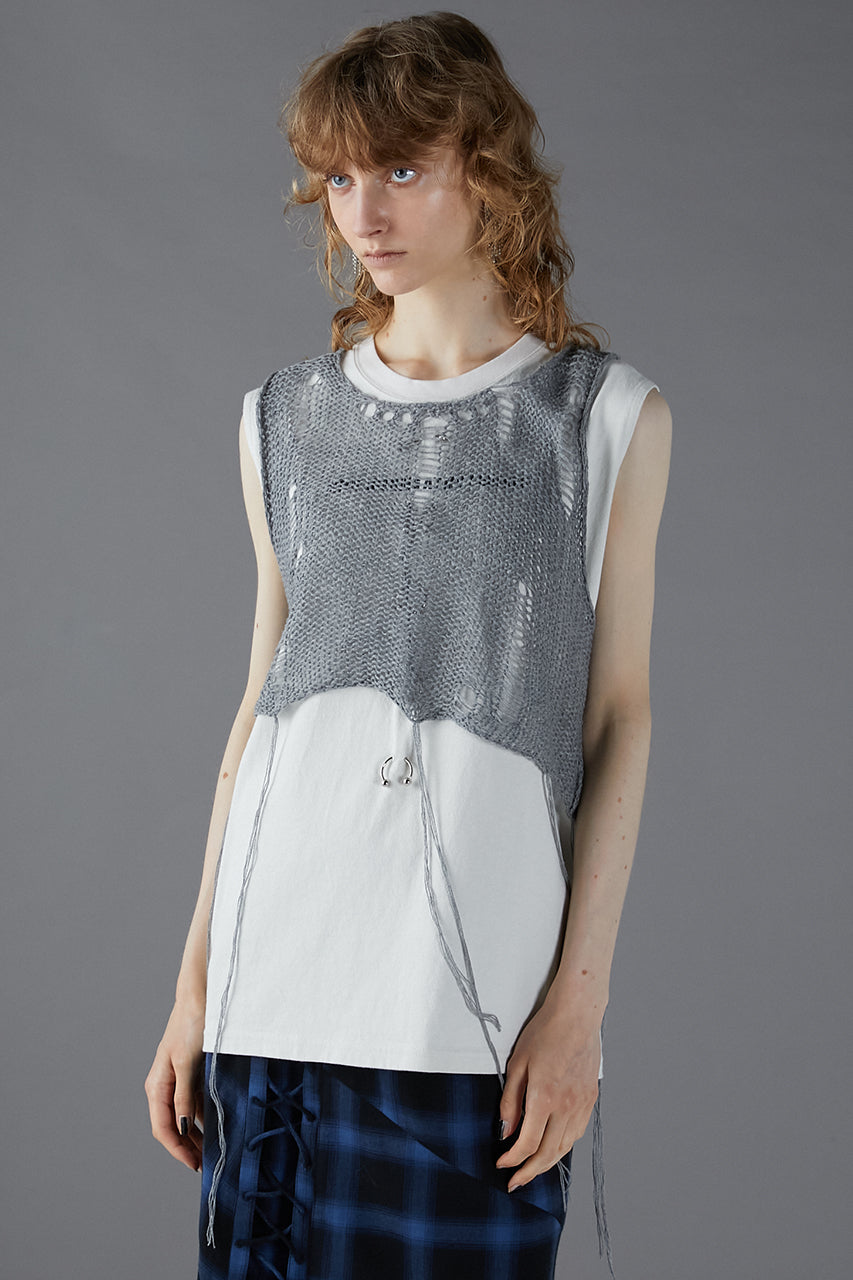 【24AUTUMN PRE ORDER】Mesh Layered Top