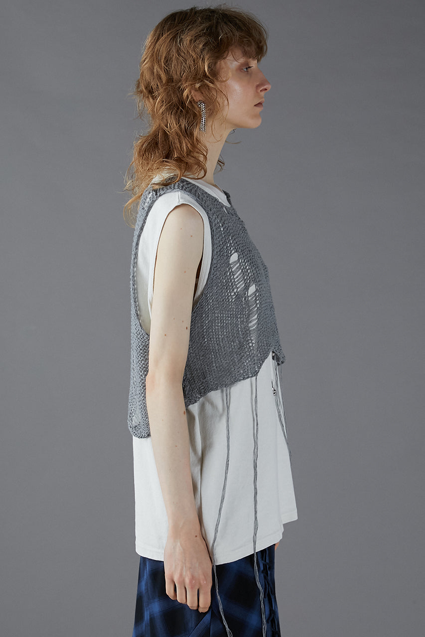 【24AUTUMN PRE ORDER】Mesh Layered Top