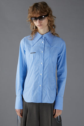 [24Autumn PRE ORDER] POINT COLLAR SHIRT