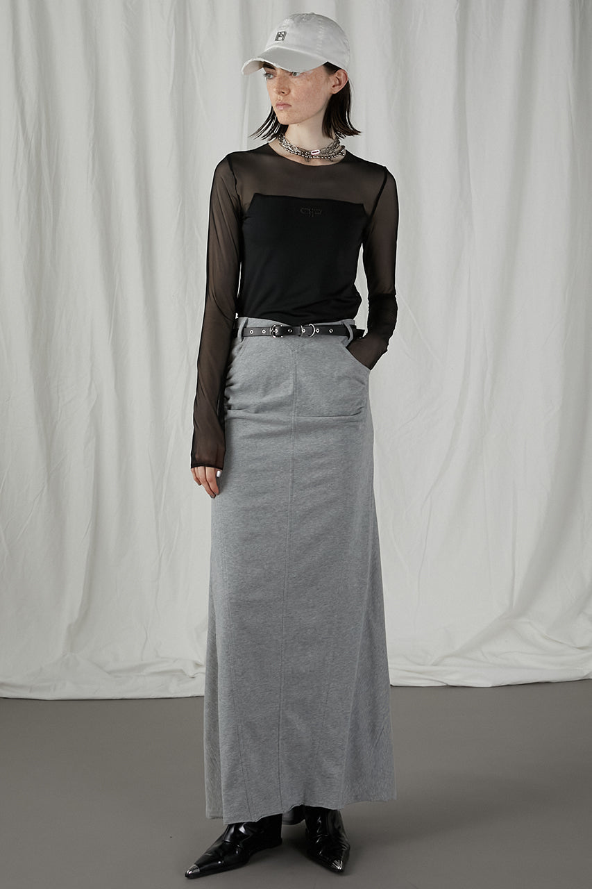 Sweat Train Maxi Skirt