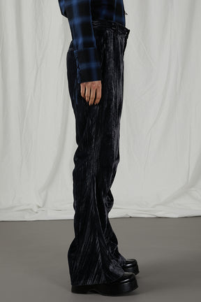 Velvet Flare Pants