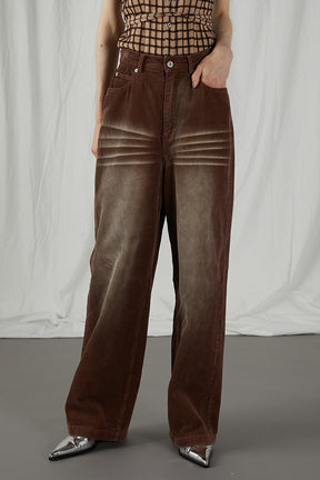 Corduroy Layered Pants