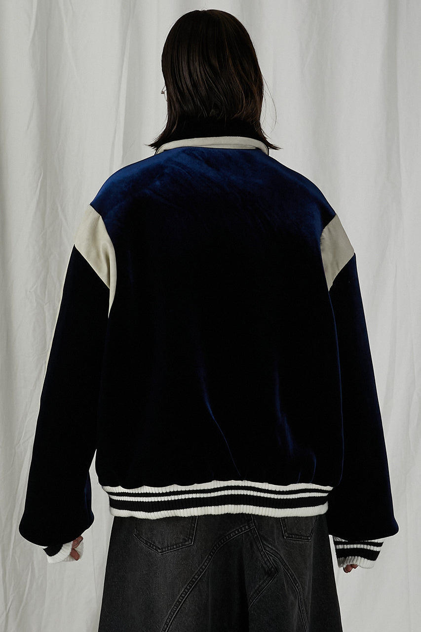 [24Autumn PRE ORDER] Velour Stadium Jacket