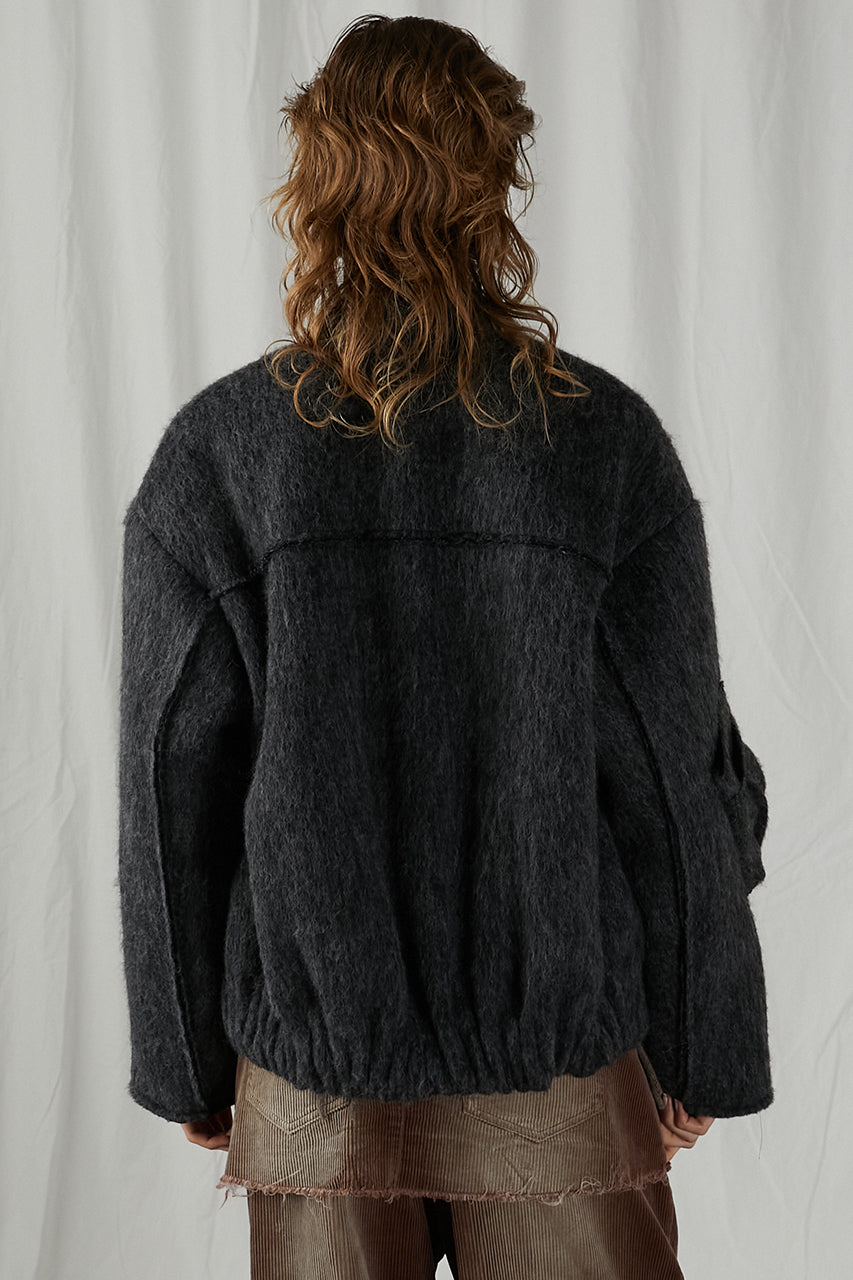 【24WINTER PRE ORDER】Wool Shaggy Blouson