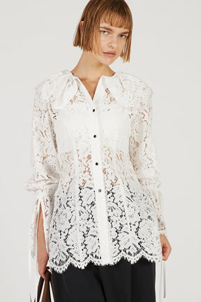 Scallop Lace Blouse