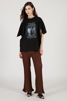 Beaded knit pants