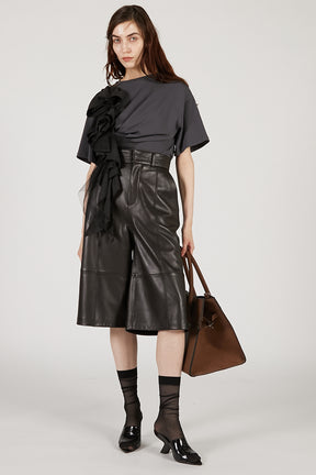 Leather Half Pants - 2025 AUTUMN