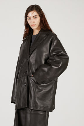 Overcoat Leather Jacket Coat - 2025 AUTUMN