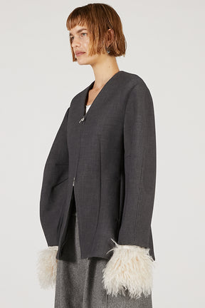 Cocoon Sleeve Zip Top - 2025 AUTUMN