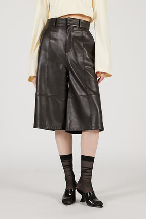 Leather Half Pants - 2025 AUTUMN