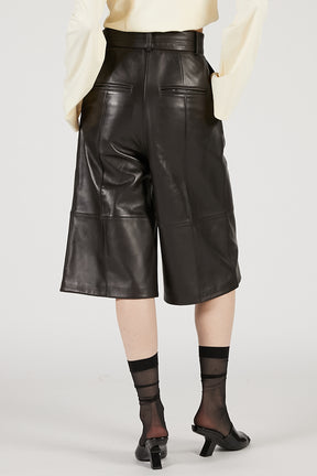 Leather Half Pants - 2025 AUTUMN