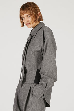 Shirt with tie