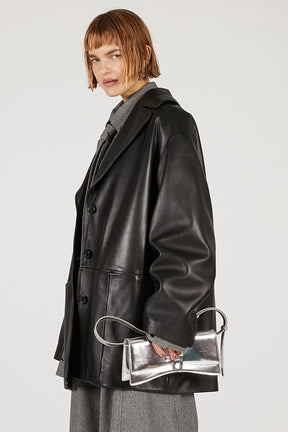 Overcoat Leather Jacket Coat - 2025 AUTUMN