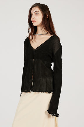 Beaded Hem Top