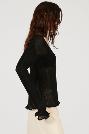 Beaded Hem Top