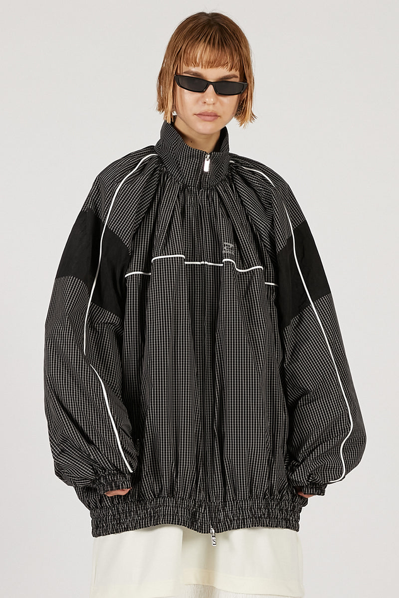 Volume Gathered Trucker Blouson