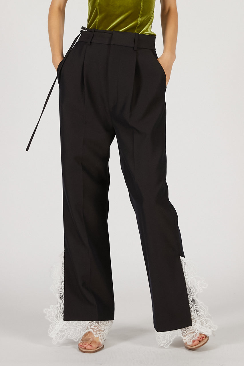 ♡プランクプロジェクト♡レザーショートパンツ　24aw 38 ブラック 羊革　黒 PANTS