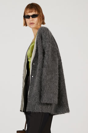 Double-faced Alpaca Knit Cardigan - 2025 AUTUMN