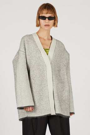 Double-faced Alpaca Knit Cardigan - 2025 AUTUMN