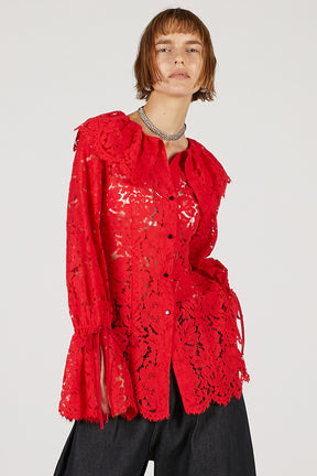 Scallop Lace Blouse