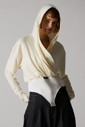 Cache-coeur hooded bodysuit - 2025 AUTUMN