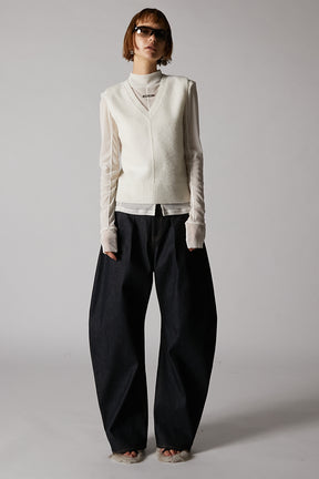 Velour Turtleneck Top - 2025 AUTUMN
