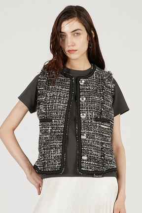 Tweed Vest - 2025 AUTUMN
