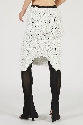 Tape Ribbon Midi Skirt - 2025 AUTUMN