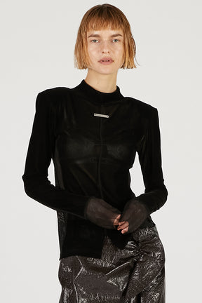 Velour Turtleneck Top - 2025 AUTUMN