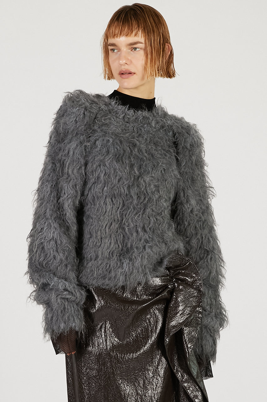 Shaggy Knit Pullover - 2025 WINTER